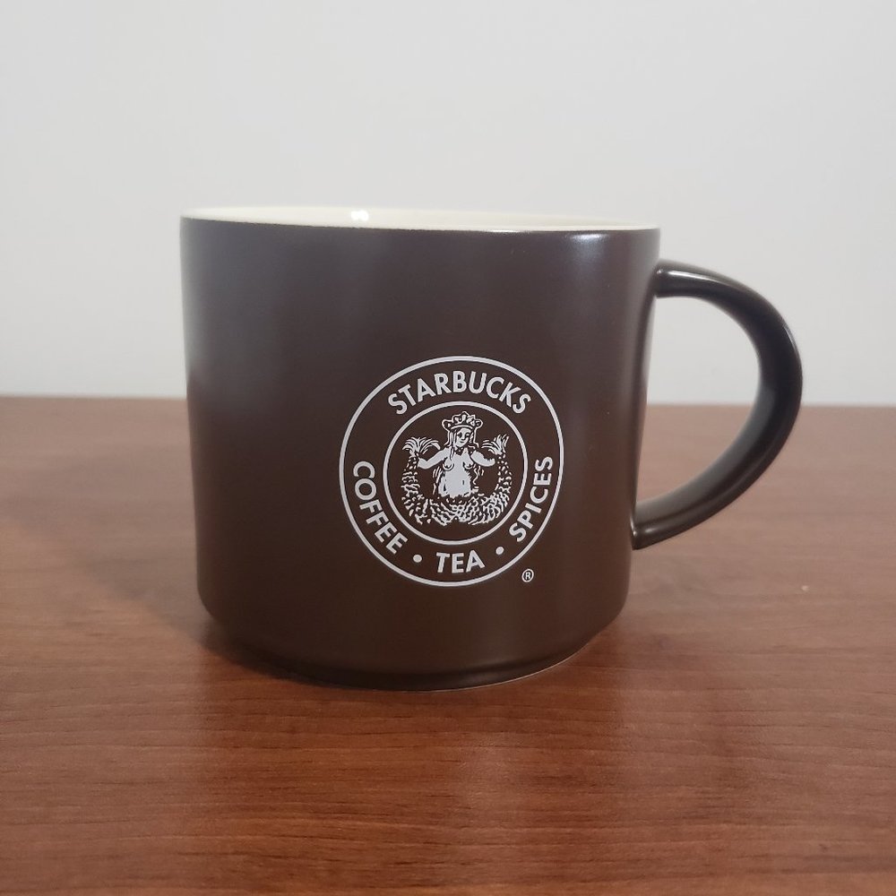 Starbucks Mug Pike Place Market Seattle The First Starbuck Store 2012 14Oz Brown